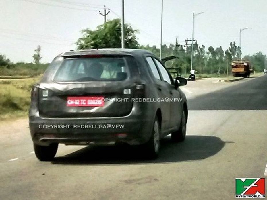 Maruti S-Cross spied in India by MFW