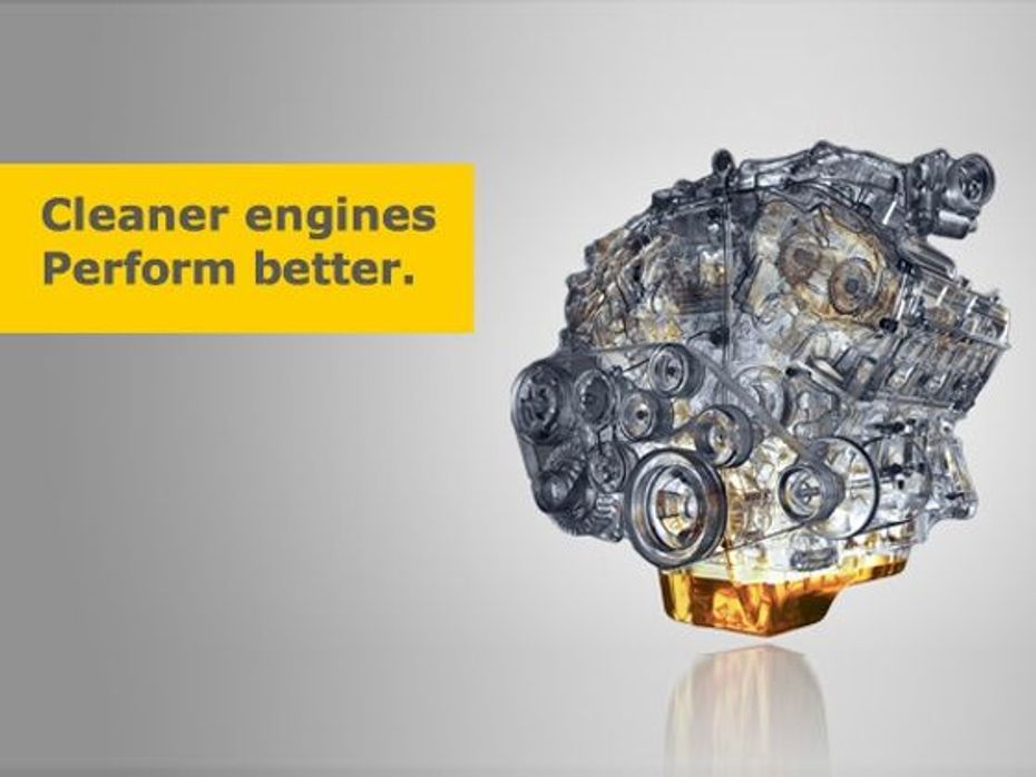 Shell engine oil infographic