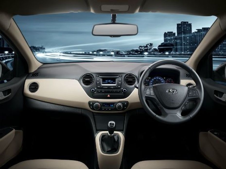 Hyundai Xcent interior