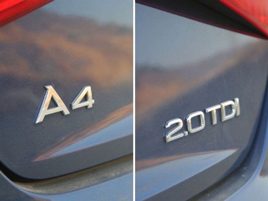 Audi A4 Diesel 177PS Badges