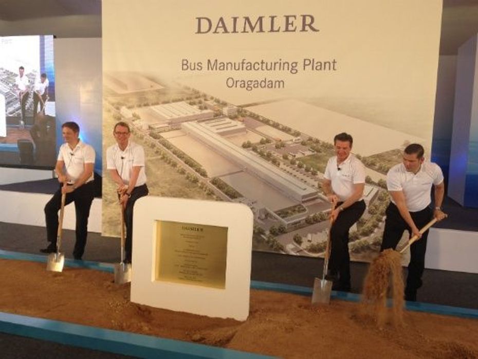 New Daimler India Bus plant foundation ceremony