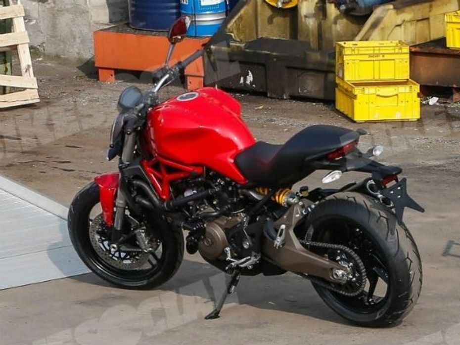 Ducati Monster 800 spy shot