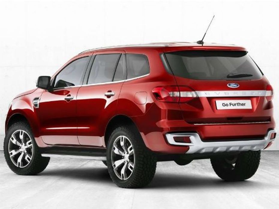 New Ford Everest Concept rear