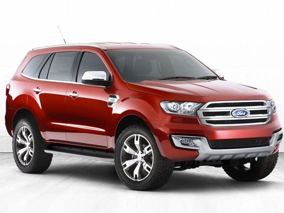 New Ford Everest Concept Front