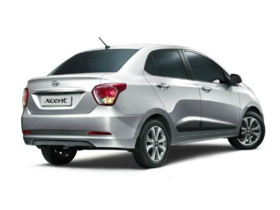 Hyundai Xcent rear shot