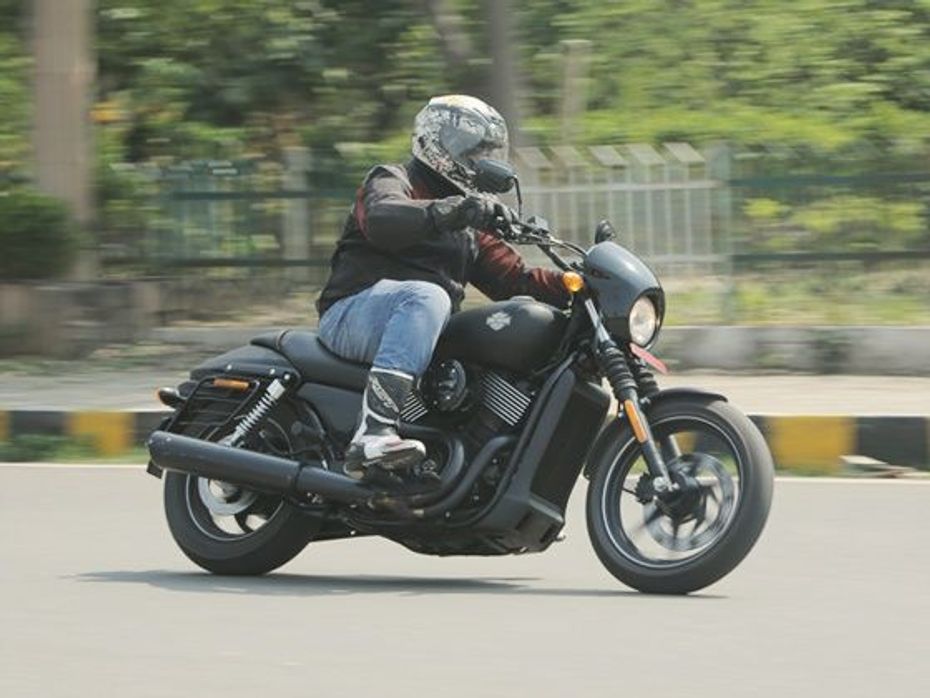 Harley-Davidson Street 750 action shot