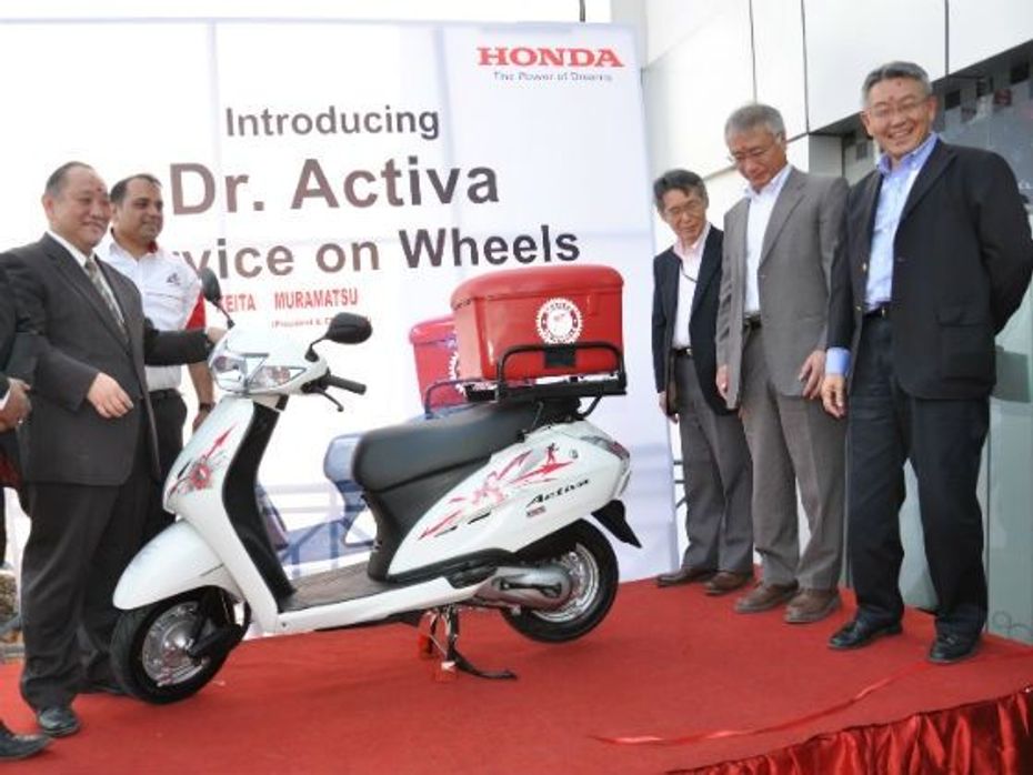 Honda officials inaugaurate the Service on Wheels initiative