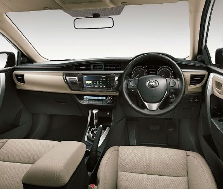 New Toyota Corolla interior dashboard