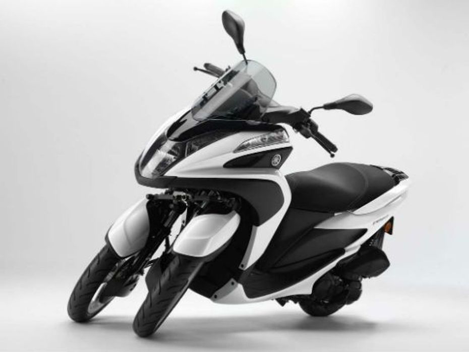 Yamaha Tricity scooter studio shot