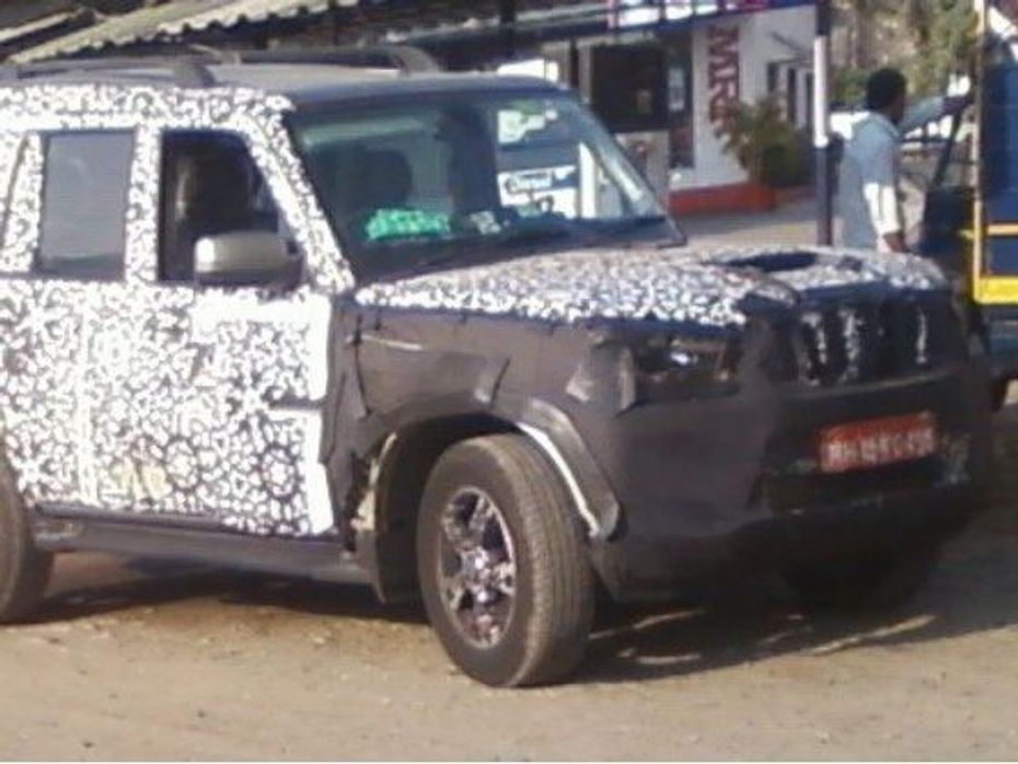 Mahindra Scorpio facelift front