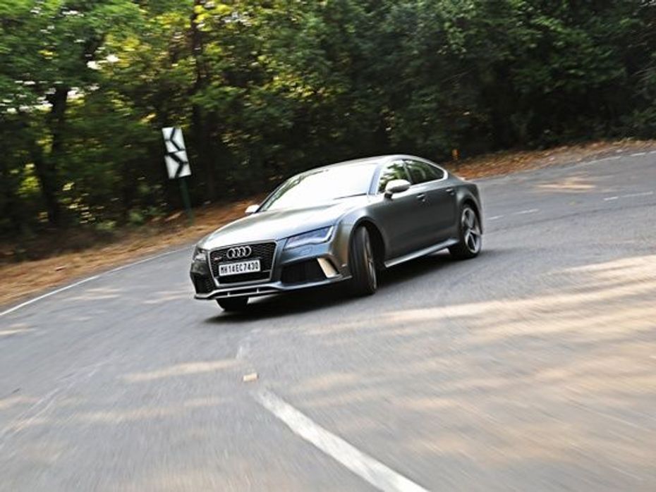 Audi RS7 in action