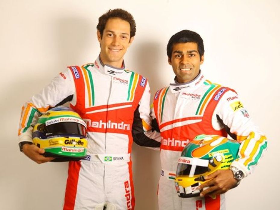 Bruno Senna and Karun Chandhok - Mahindra Racing, Formula E