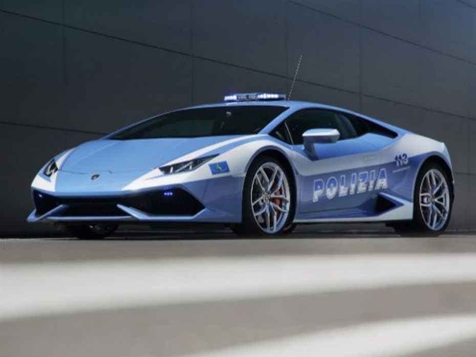 Lamborghini Huracan Police front