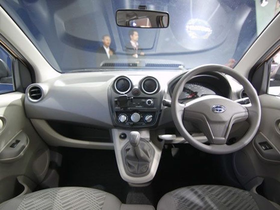 Datsun Go+ interiors in India