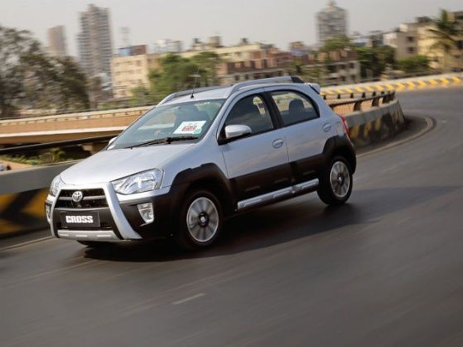Etios Cross launched front
