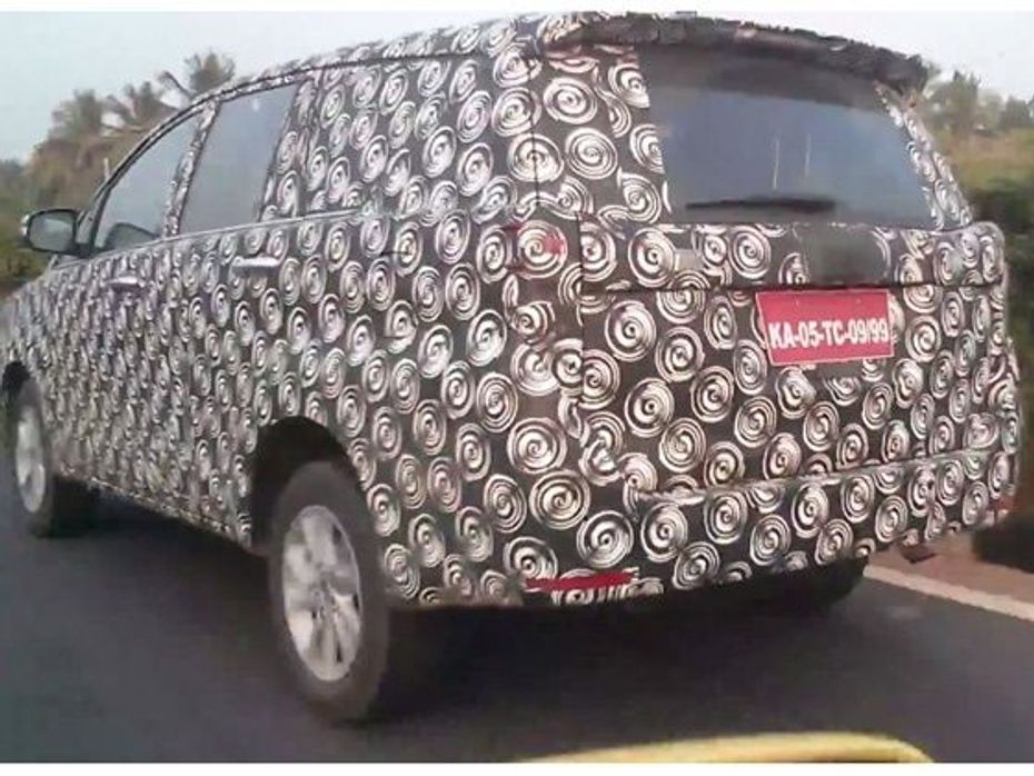 2016 Toyota Innova to come next year spied in India