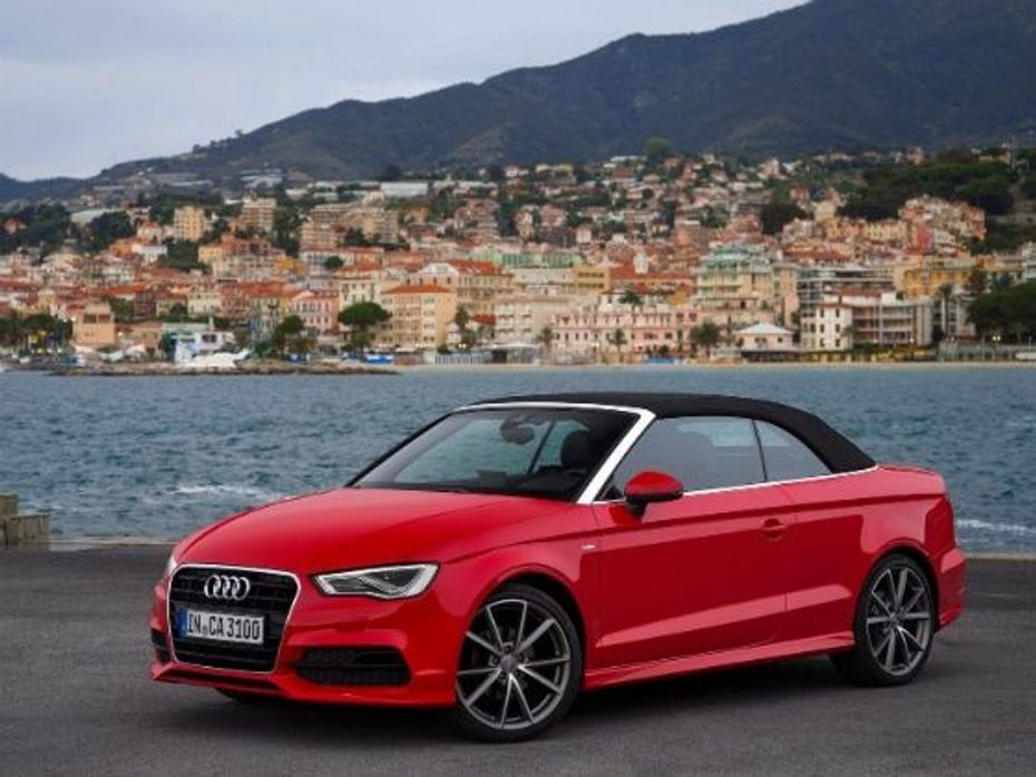 Audi A3 cabriolet roof closed