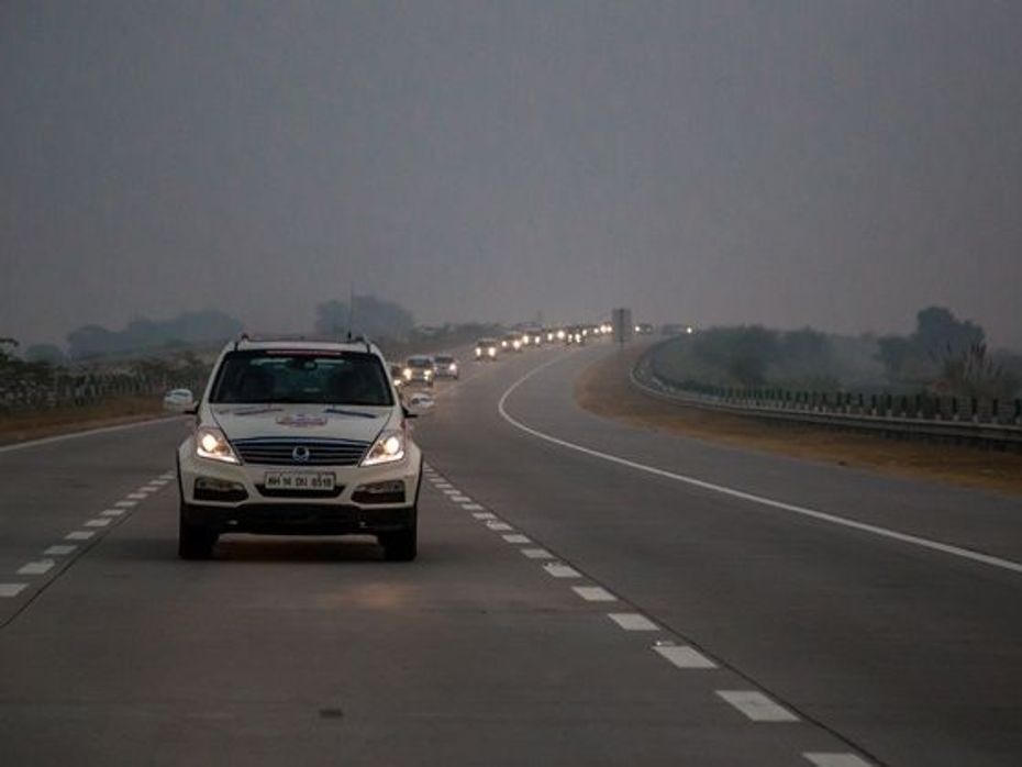 Mahindra Adventure Tri-Nation Drive Delhi to Gorakhpur action shot