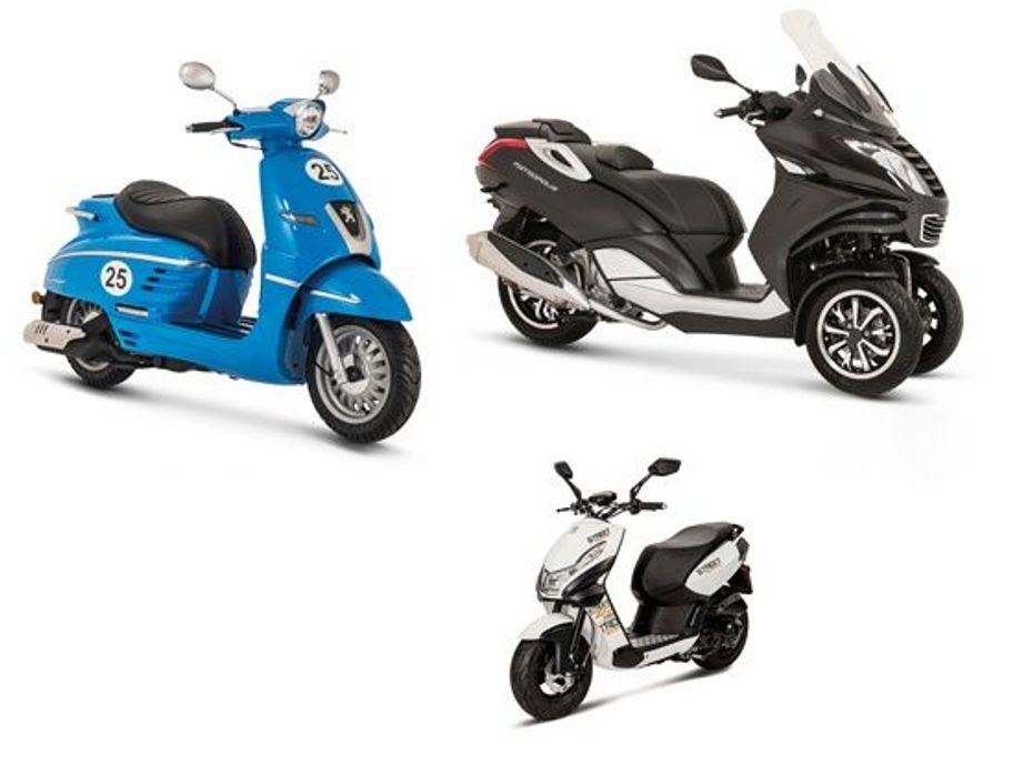 Mahindra Peugeot range of scooters