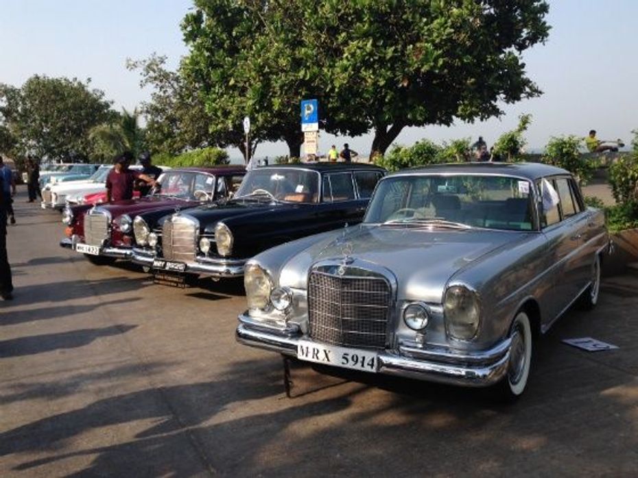 MErcedes Benz Vintage and Classic car rally 2