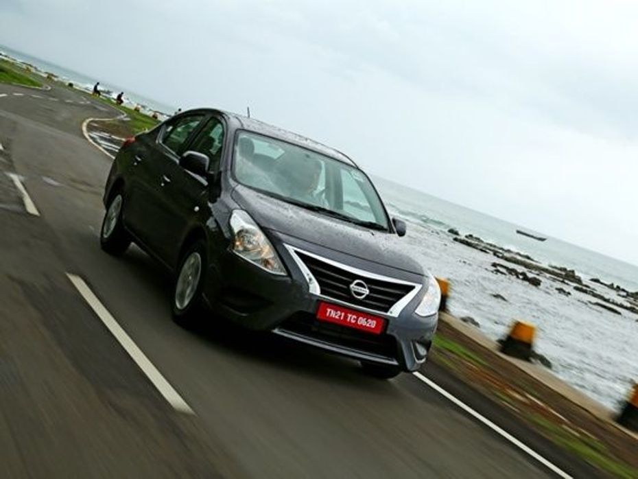 Nissan Sunny front action shot
