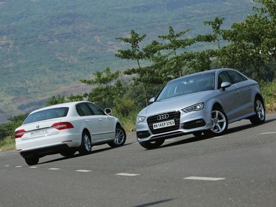 Audi A3 vs Skoda Superb petrol comparison  5