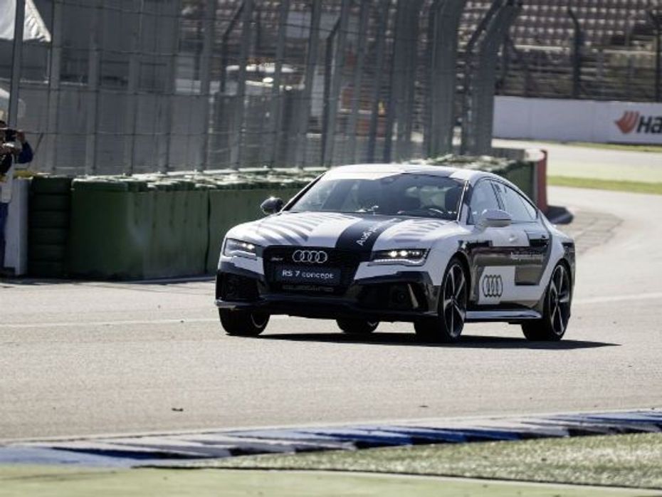 Audi RS7 piloted driving concept demonstrated