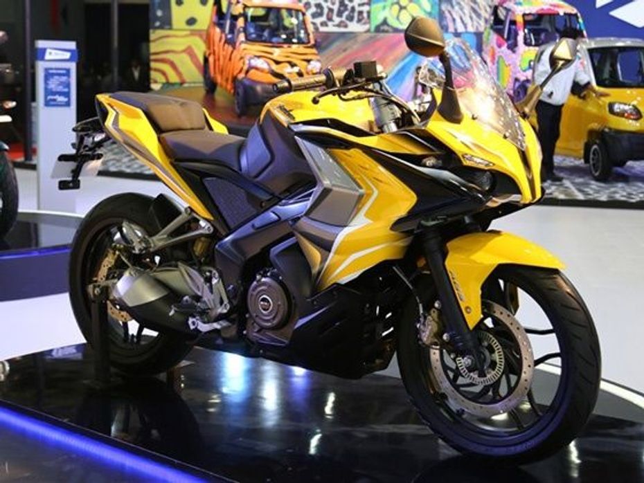 Bajaj Pulsar SS 400 concept showcased during the 2014 Auto Expo