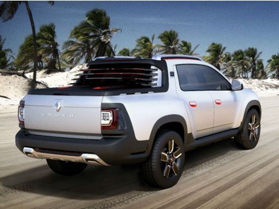 Renault Duster Oroch concept revealed at Sao Paulo