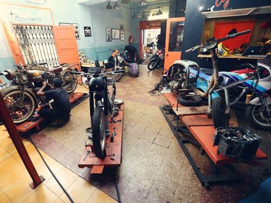 The Garage 52 workshop