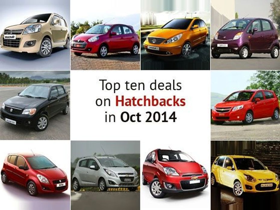 Top 10 deals on hatchbacks in October 2014