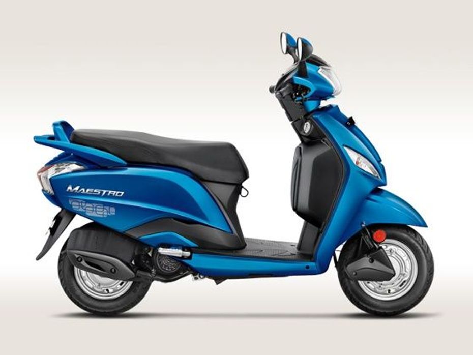 Hero Maestro scooter gets new Electric Blue colour