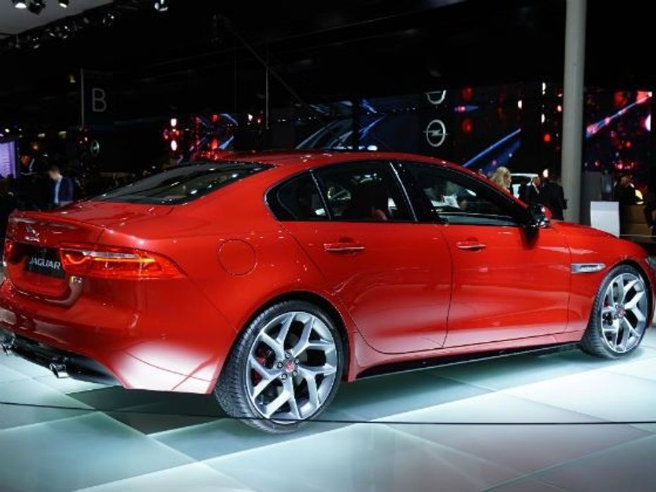 Jaguar XE at the 2014 Paris Motor Show