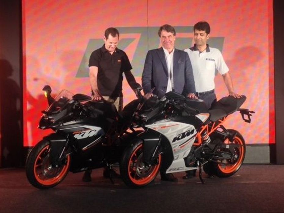 KTM RC390 and RC200  launch pic