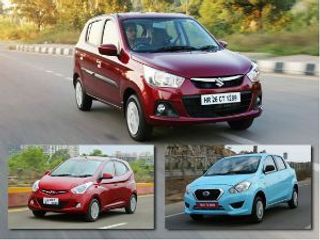 New Maruti Alto K10 vs Hyundai Eon 1.0 vs Datsun Go: Spec Comparison
