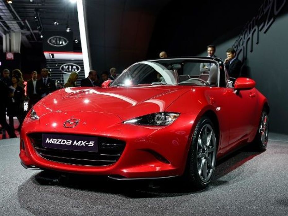 Mazda MX-5 Miata at the 2014 Paris Motor Show