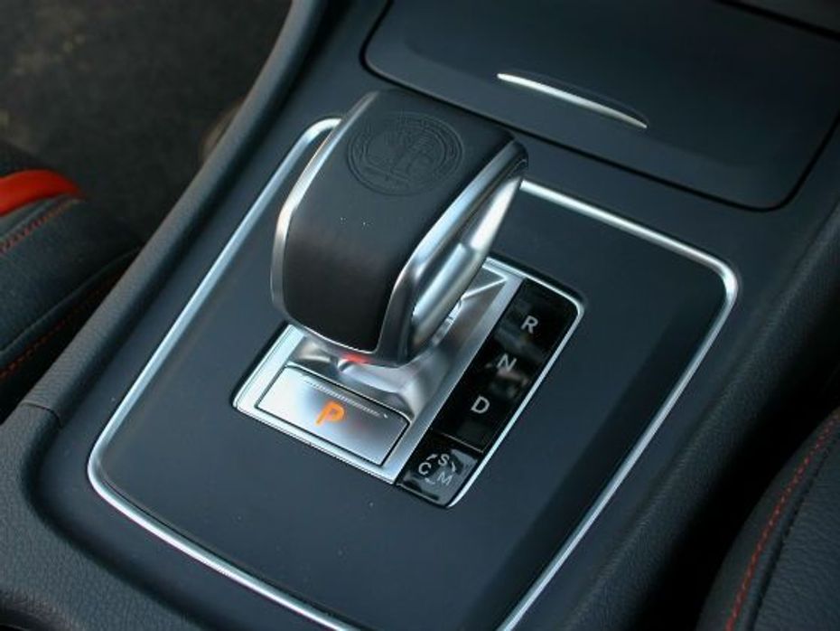 Mercedes GLA 45 AMG speedshift 7-speed DCT gear lever