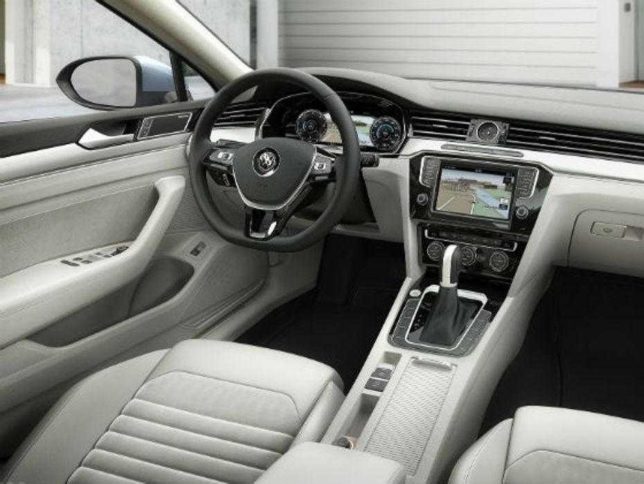 Interior of the new Volkswagen Passat