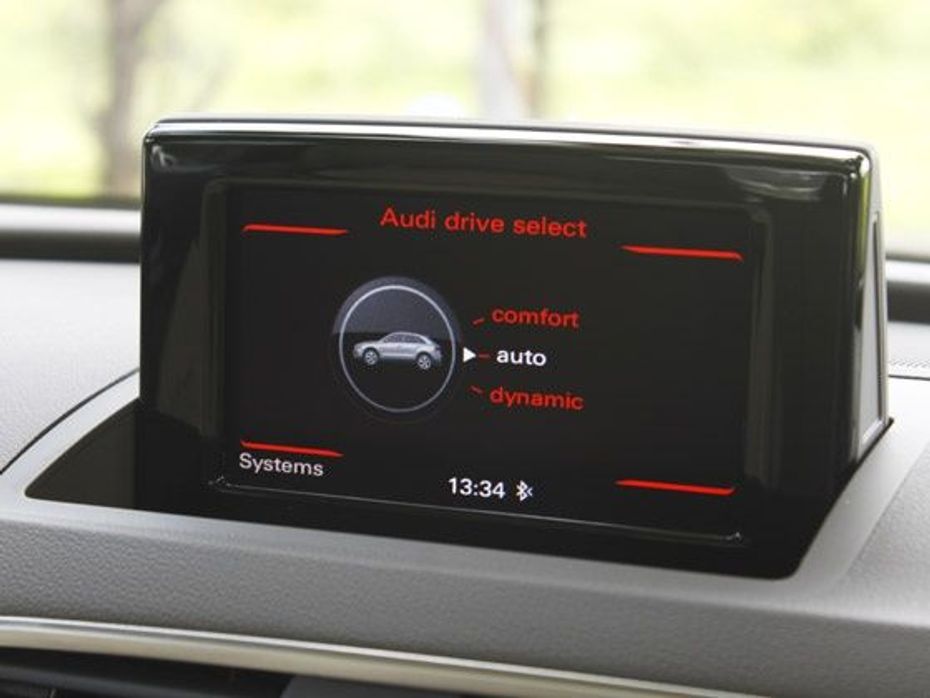 2014 Audi Q3 Dynamic Drive Select on MMMI system
