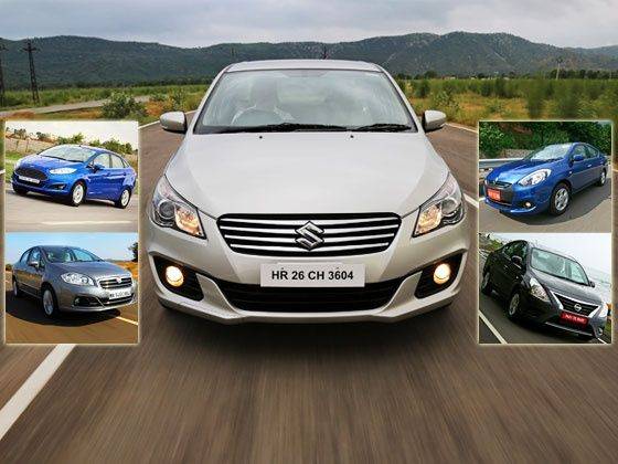 ciaz vs nissan sunny