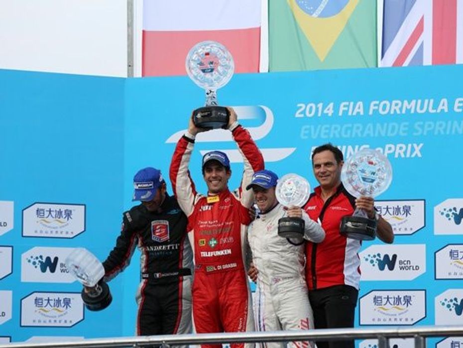 FIA Formula E, Round 1 podium