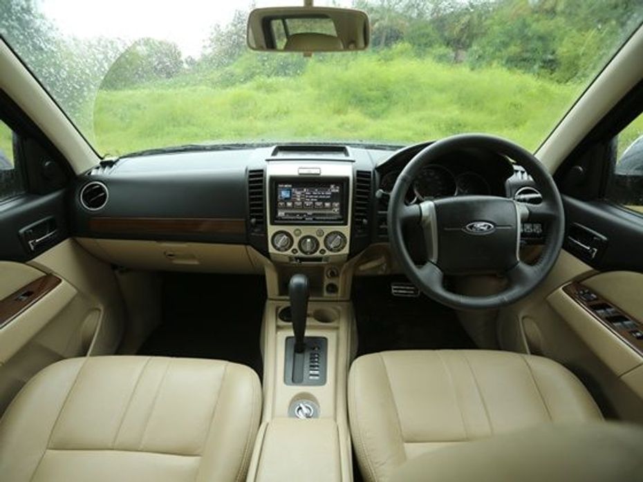 Ford Endeavour India facelift dashboard