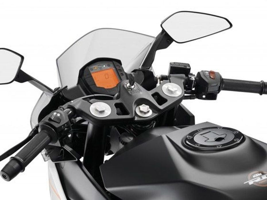 KTM RC 200 meter console clip-on handlebar