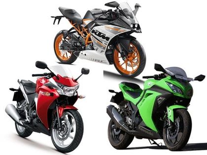 Specifications Comparison of KTM RC39