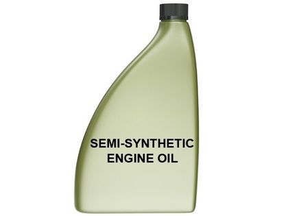 Semi-synthetic engine oil