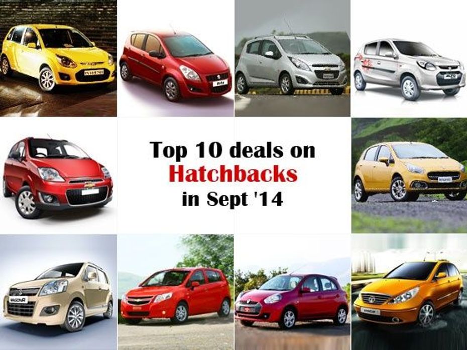 Top 10 deals on hatchbacks in September 2014