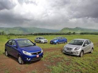 Tata Zest vs Maruti Suzuki Swift Dzire vs Honda Amaze vs Hyundai Xcent: Petrol Comparison Review Tata Zest vs Maruti Suzuki Swift Dzire vs Honda Amaze vs Hyundai Xcent: Petrol Comparison Review