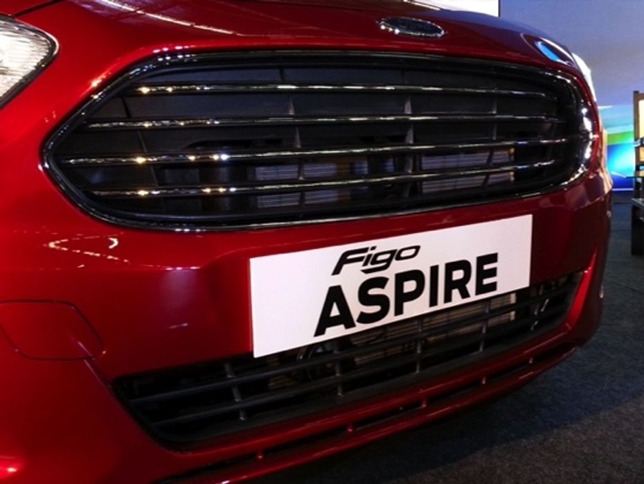 Ford Figo Aspire compact Sedan grille