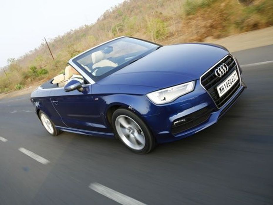 Audi A3 Convertible India Review front tracking