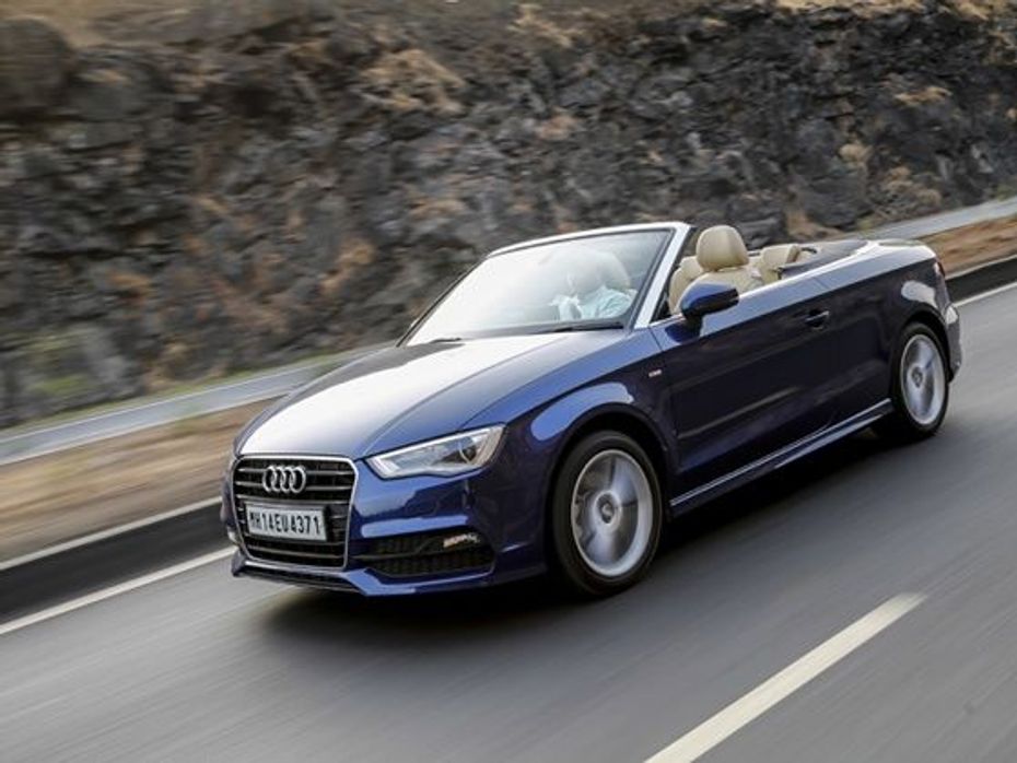 Audi A3 Convertible India Review side tracking